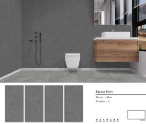 Emma Grey – Matt Porcelain Wall & Floor Tile
