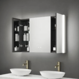 Balmoral Triple Tunable LED Mirror Cabinet with Speaker & Shaver Socket