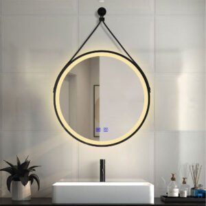 Belini Round LED Hanging Mirror