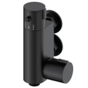 Thermostatic Vertical Valve for Douche Black